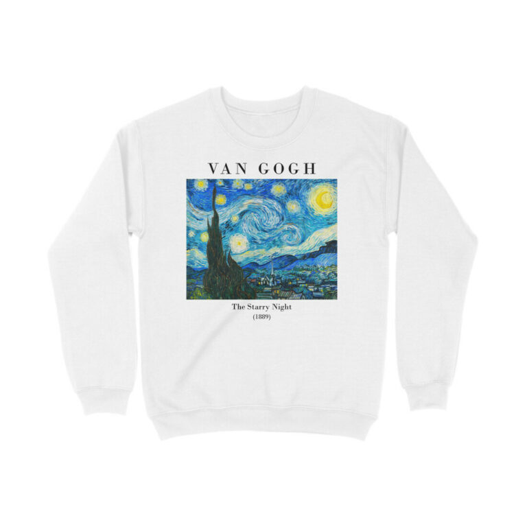 Van Gogh Starry Night Oversized T-Shirt - Wittee