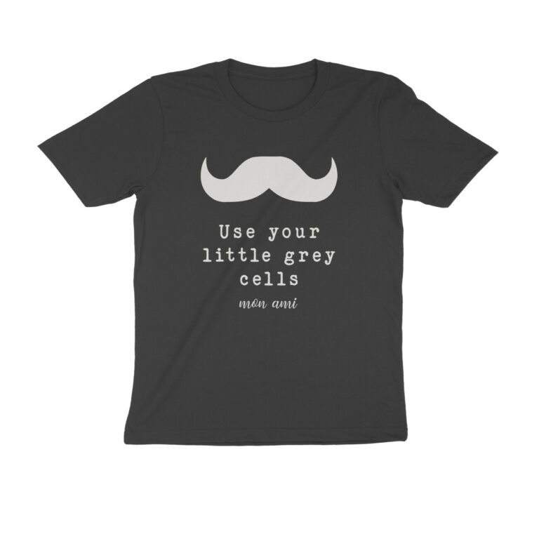 hercule poirot t shirt | little grey cells
