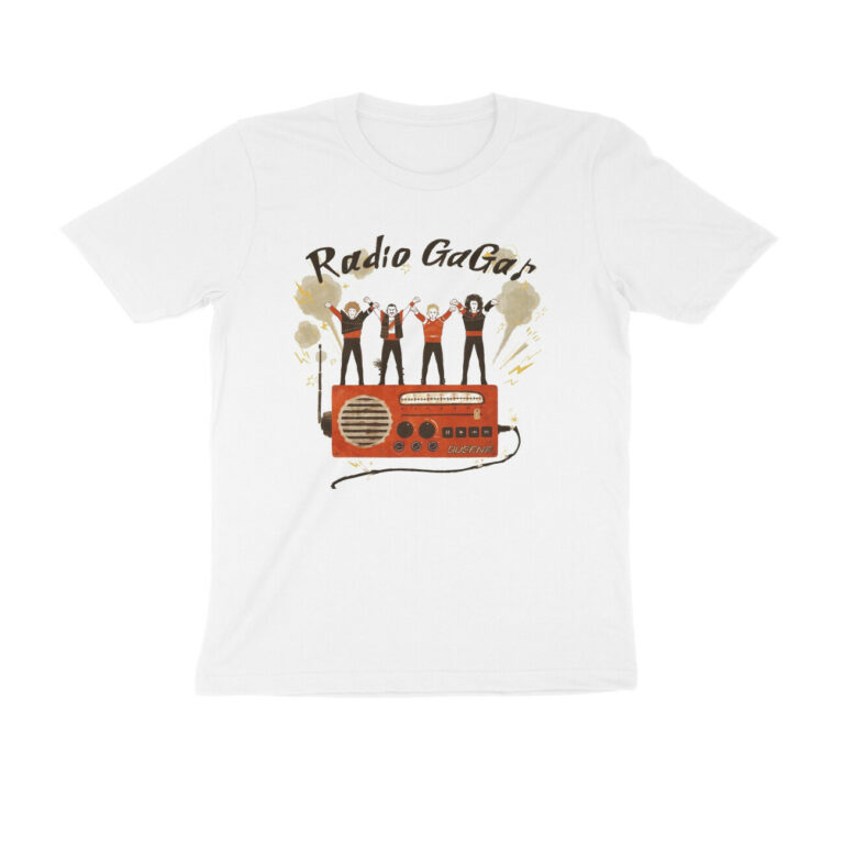 queen band t shirt | radio gaga