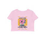 love you zindagi crop top