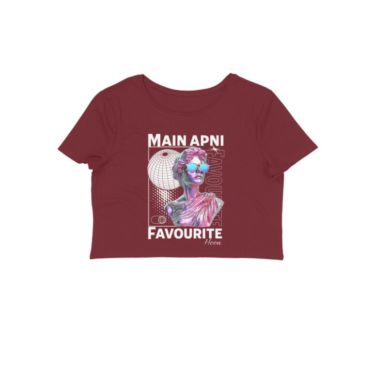 main apni favourite hoon crop top