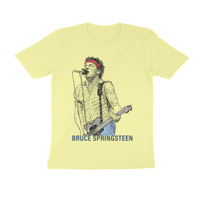 bruce springsteen t shirt | word art
