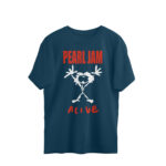 pearl jam oversized t shirt | alive