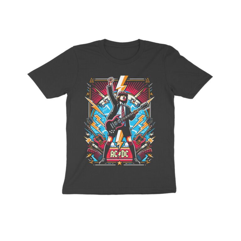 ac dc kids t shirt | guitarist