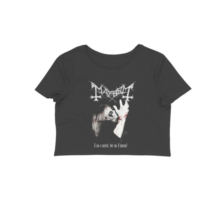 mayhem crop top | mortal