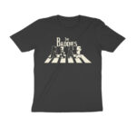 pop culture villains on abbey road t shirt