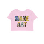 classical art crop top | make art