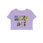 classical art crop top | make art