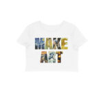 classical art crop top | make art