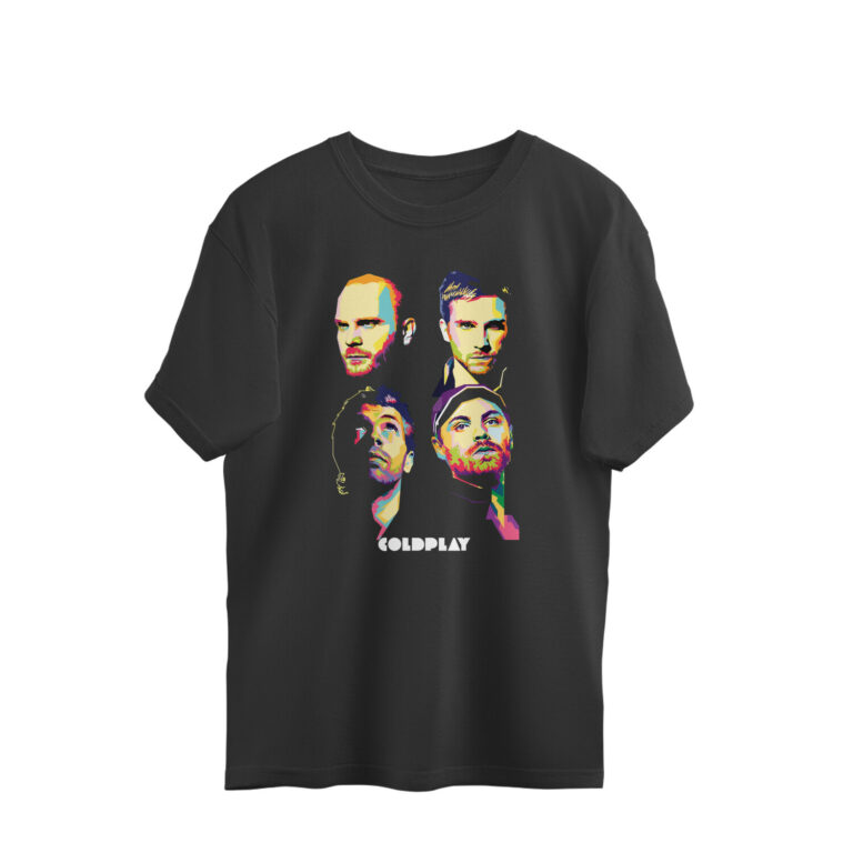 coldplay oversized t shirt | pop art