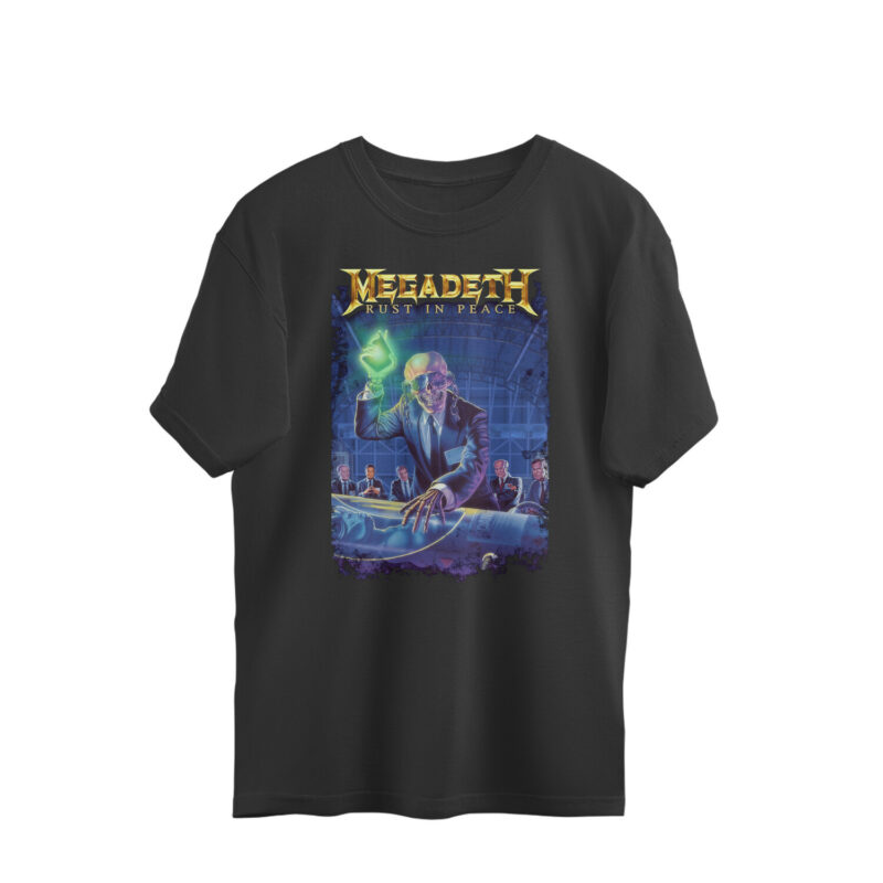 megadeth oversized t shirt | rust in peace