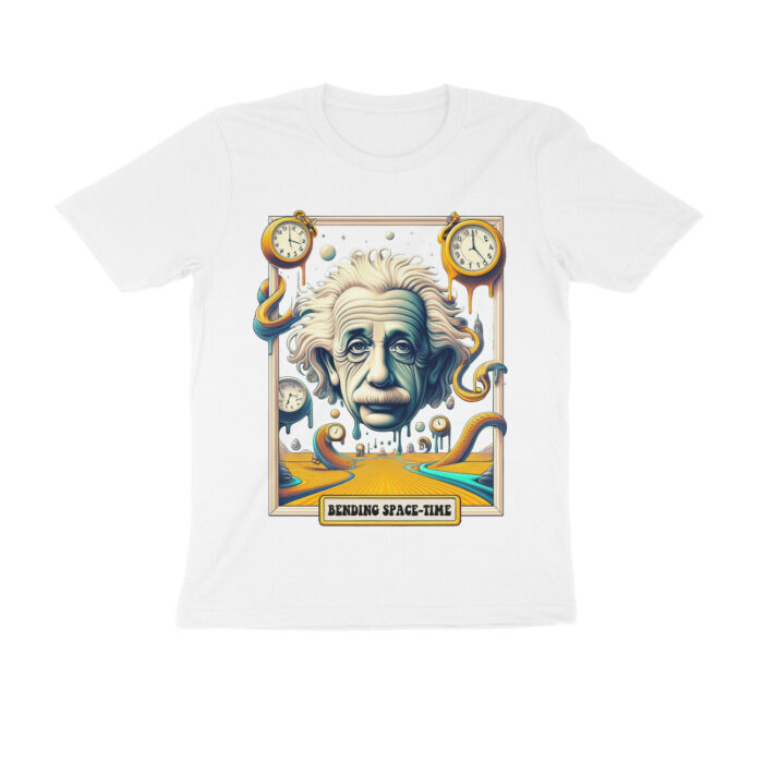 art x science t shirt | trippy einstein salvador dali