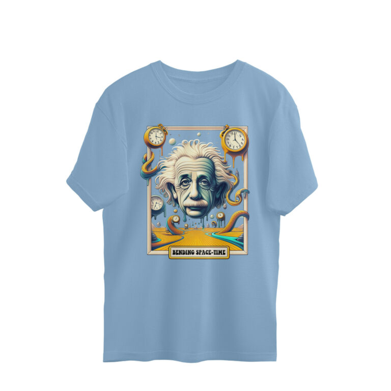 einstein oversized t shirt | science x art