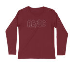 ac dc full sleeves t shirt | minimal
