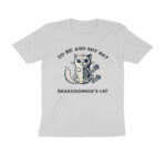 schrodinger x shakespeare's cat t shirt