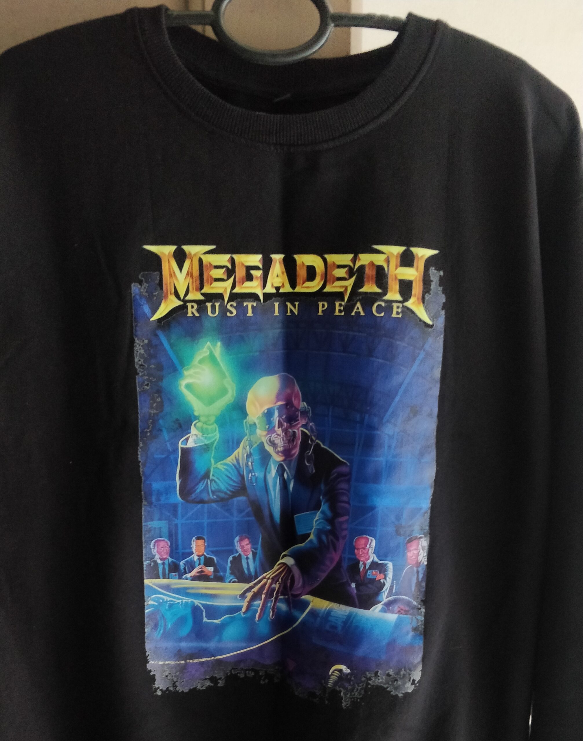 Click to view full screen megadeth sweatshirt | rest in peace