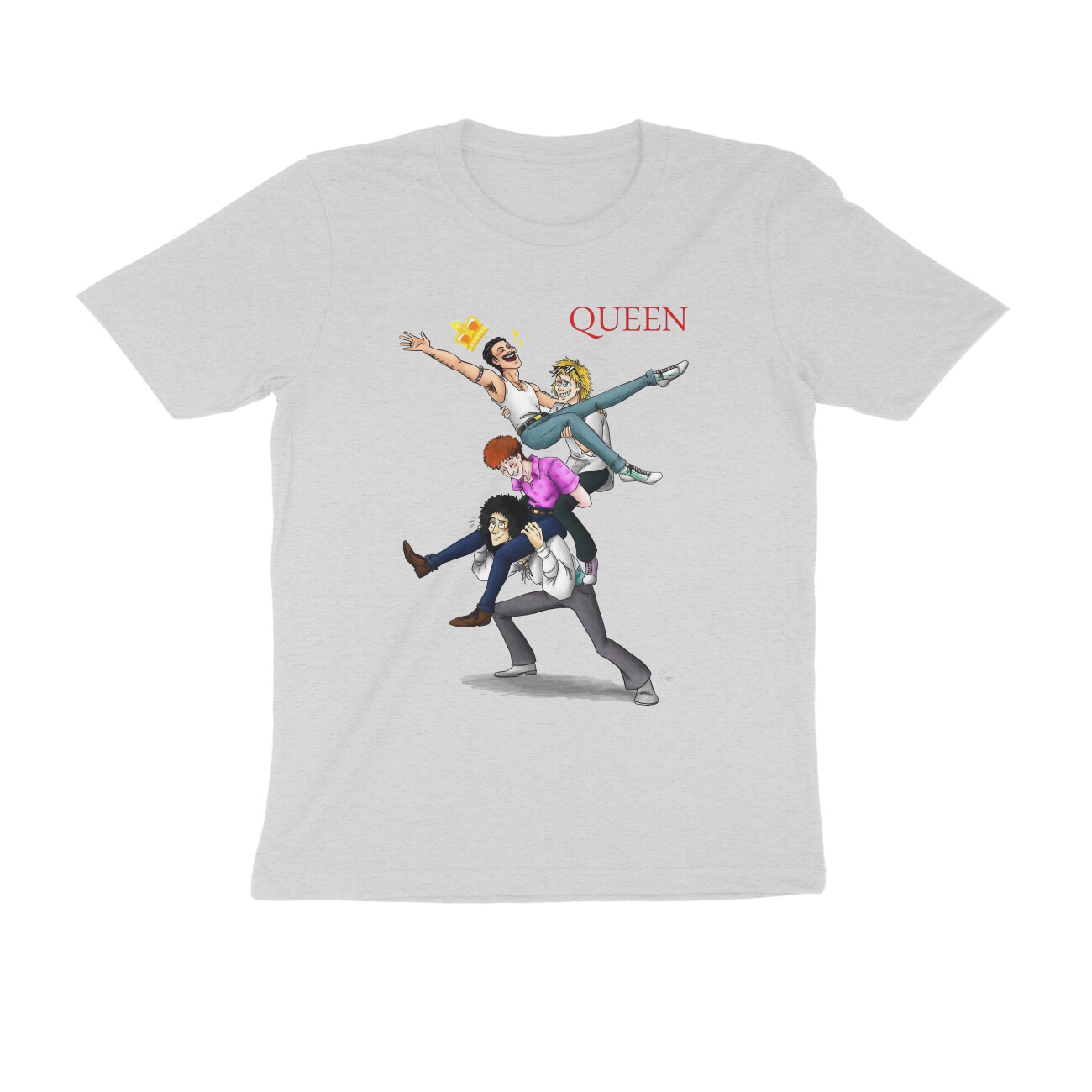 Queen Band T-shirt Band Members