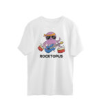 cute rock n roll oversized t shirt | rocktopus