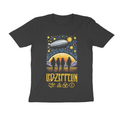led zeppelin t shrirt | band members silhouette