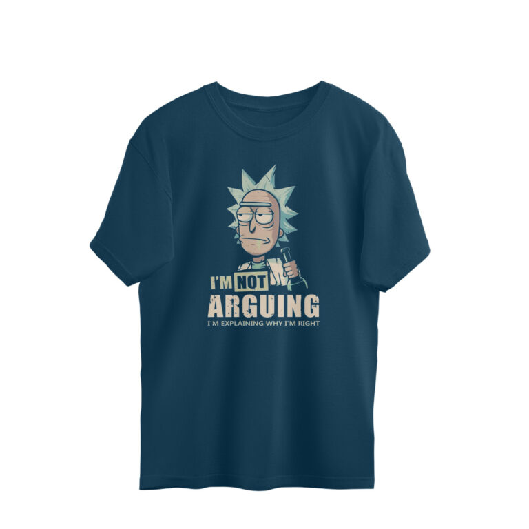 rick and morty oversized t shirt | i'm not arguing