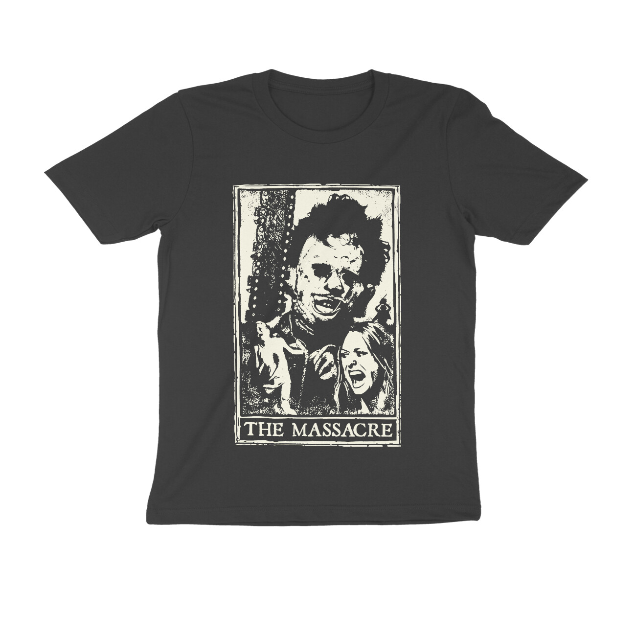Maglietta Uomo Non Tex Willer - Leatherface Running T-Shirt In Cotone 100%, Fantasia Horror, Regalo Originale - 2