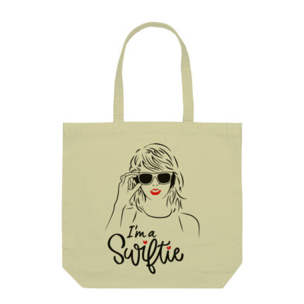 swiftie tote bag with zipper | i am swiftie