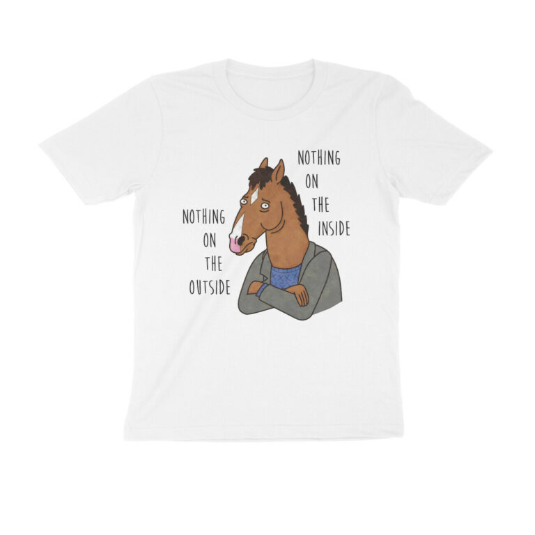 bojack horseman t shirt | nothing on inside