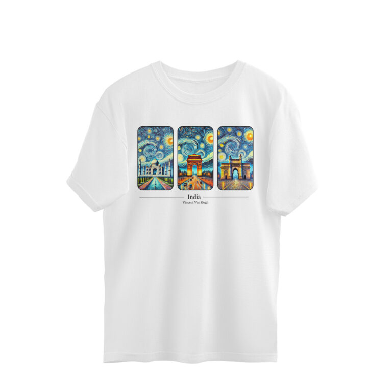 van gogh oversized t shirt | india