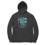neele neele ambar par hoodie | starry night