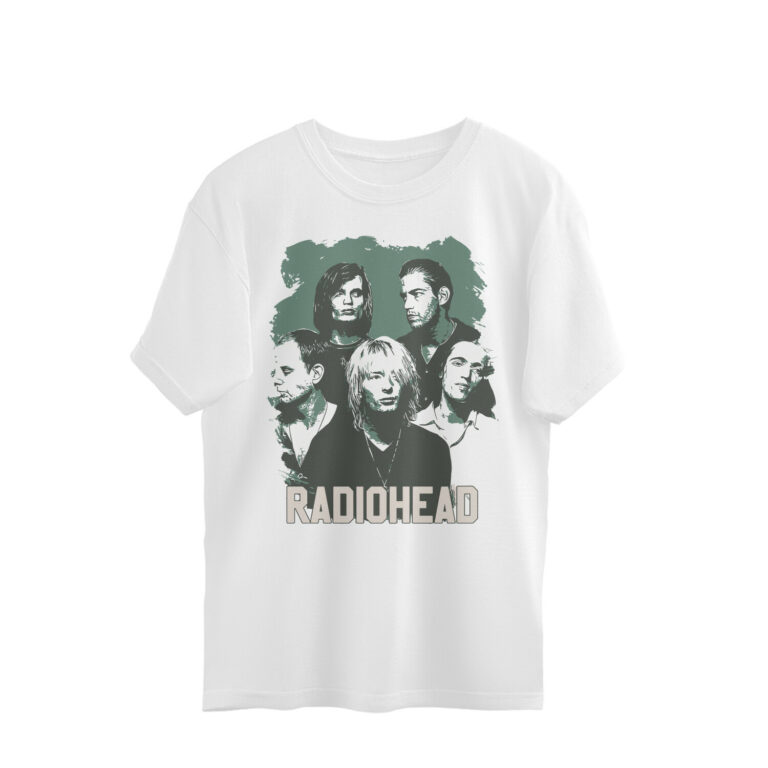 radiohead oversized t shirt | band members