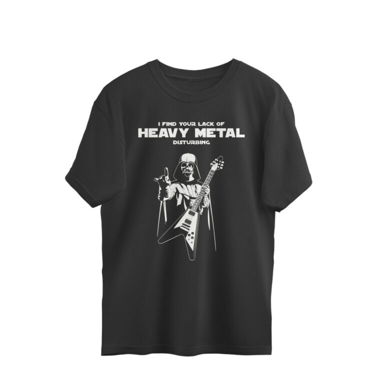 heavy metal vader oversized t shirt
