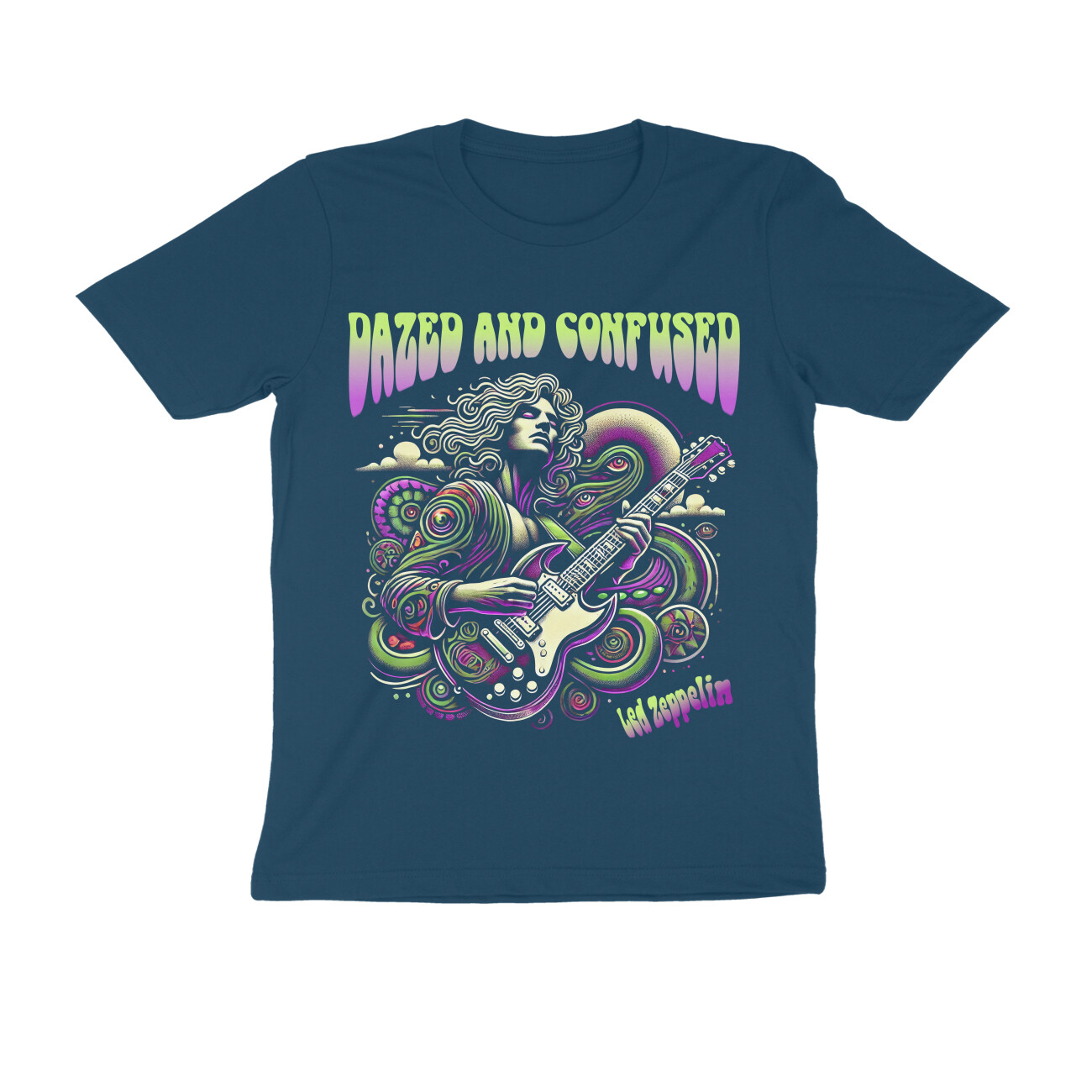 Led Zeppelin T-shirt | Dazed and Confused Trippy - Wittee