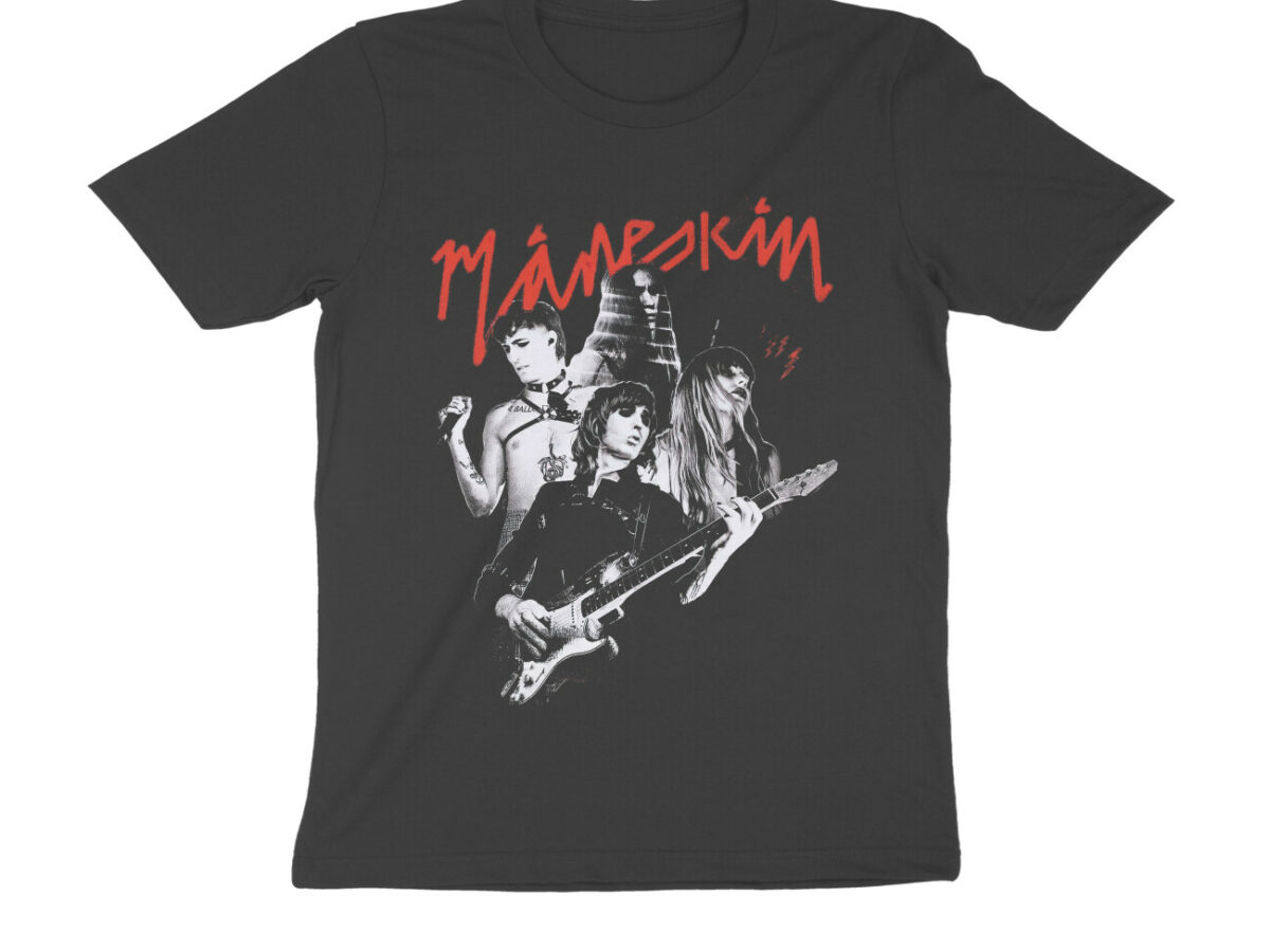 MANESKIN IWBYS Tシャツ M ブラック 初期タグ front-669e32280af8e-