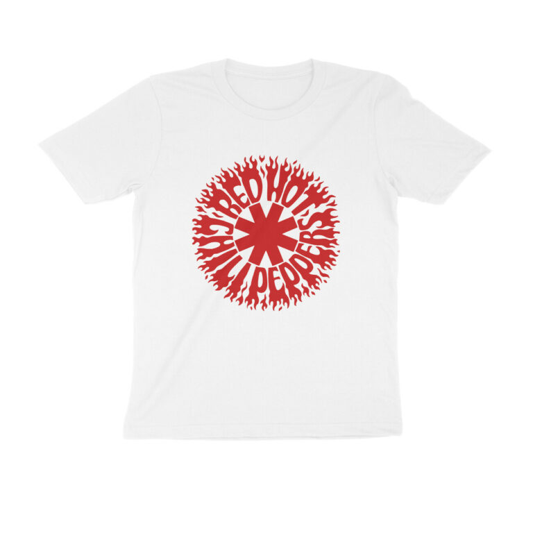 red hot chilli peppers t shirt | fiery