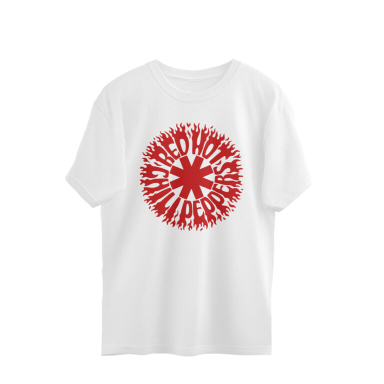 red hot chilli peppers oversized t shirt