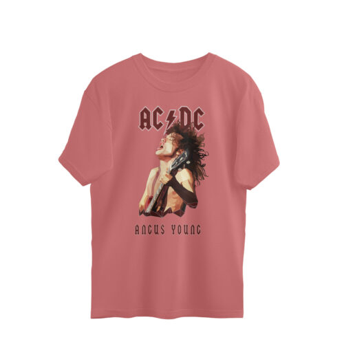 ac dc oversized t shirt | angus young
