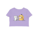 psyduck meme crop top
