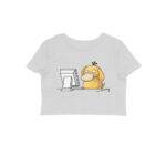 psyduck meme crop top