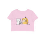 psyduck meme crop top