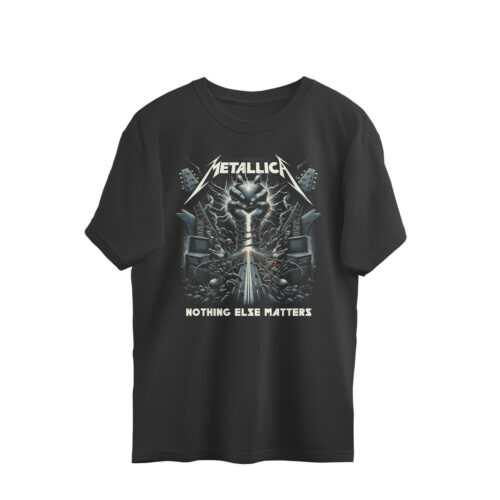 metallica oversized t shirt | nothing else matters