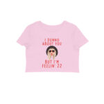 swiftie crop top | i'm feelin 22