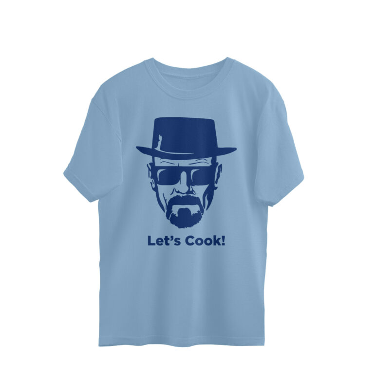 breaking bad oversized t shit | let's cook