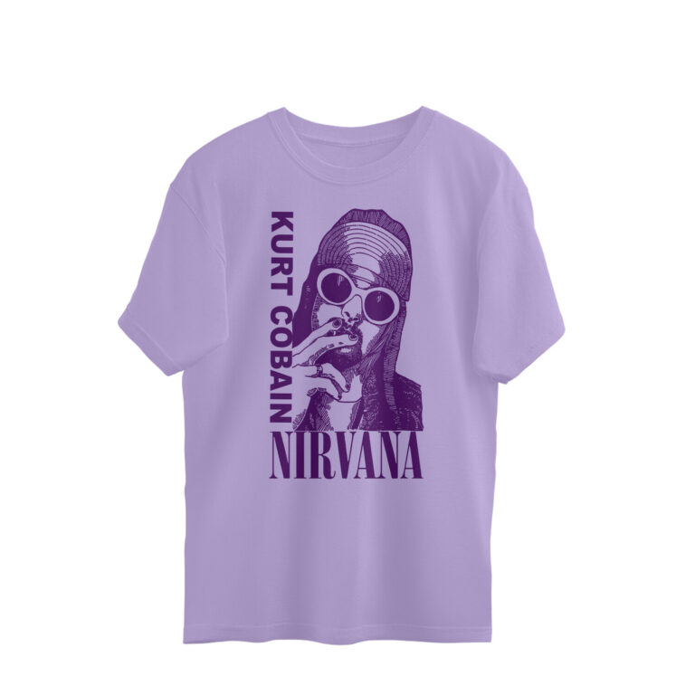 nirvana oversized t shirt | kurt cobain