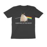 pink floyd funny t shirt | dark side of meow