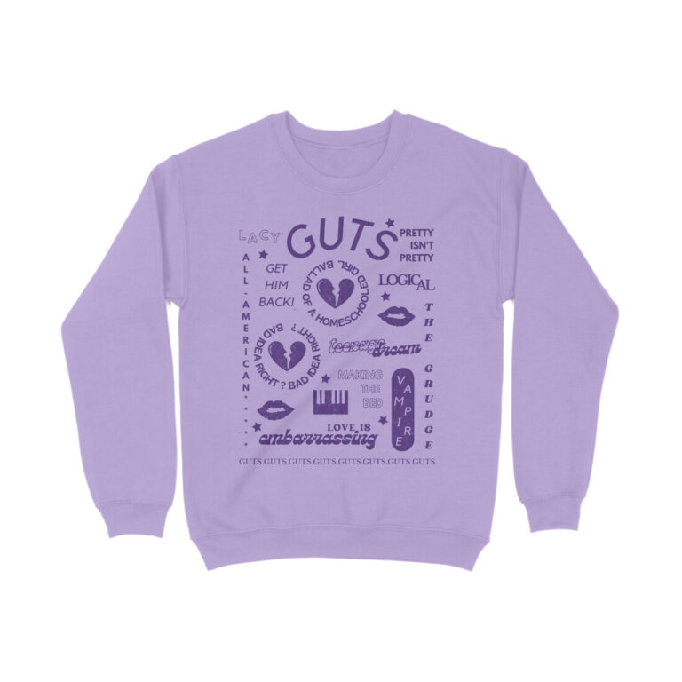 olivia rodrigo sweatshirt | guts collage