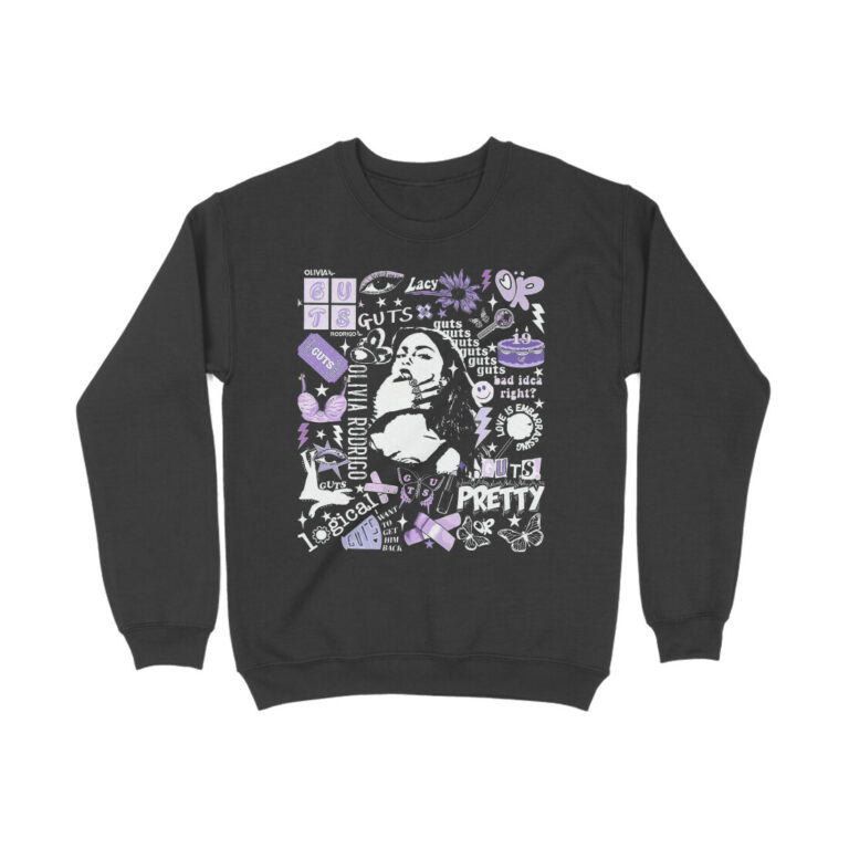 olivia rodrigo sweatshirt | song collage