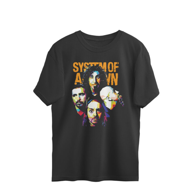 system of a down oversized t shirt | pop art