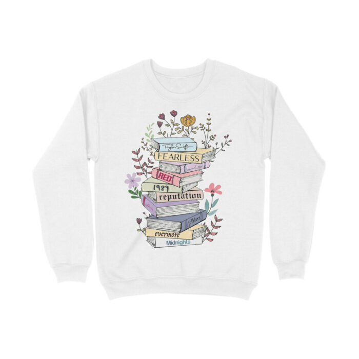 swiftie sweatshirt | aesthetic books albums