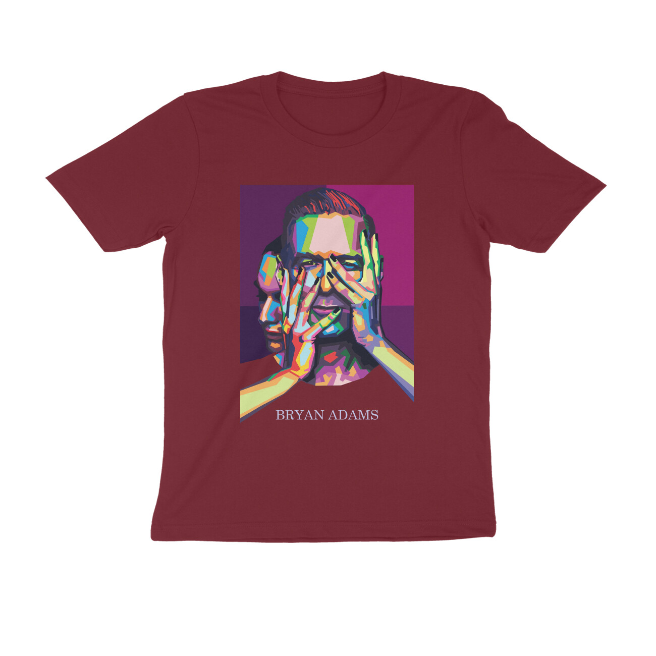 front-66b36d7bc2722-Maroon_S_Men_Round.jpg bryan adams t shirt | pop art
