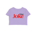 twisted logo crop top | diet joke